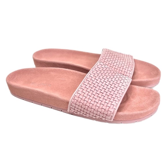 J//Slides Shoes - J/Slides NYC Light Pink Naomi Nubuck Slide Sandal Women's Size 10